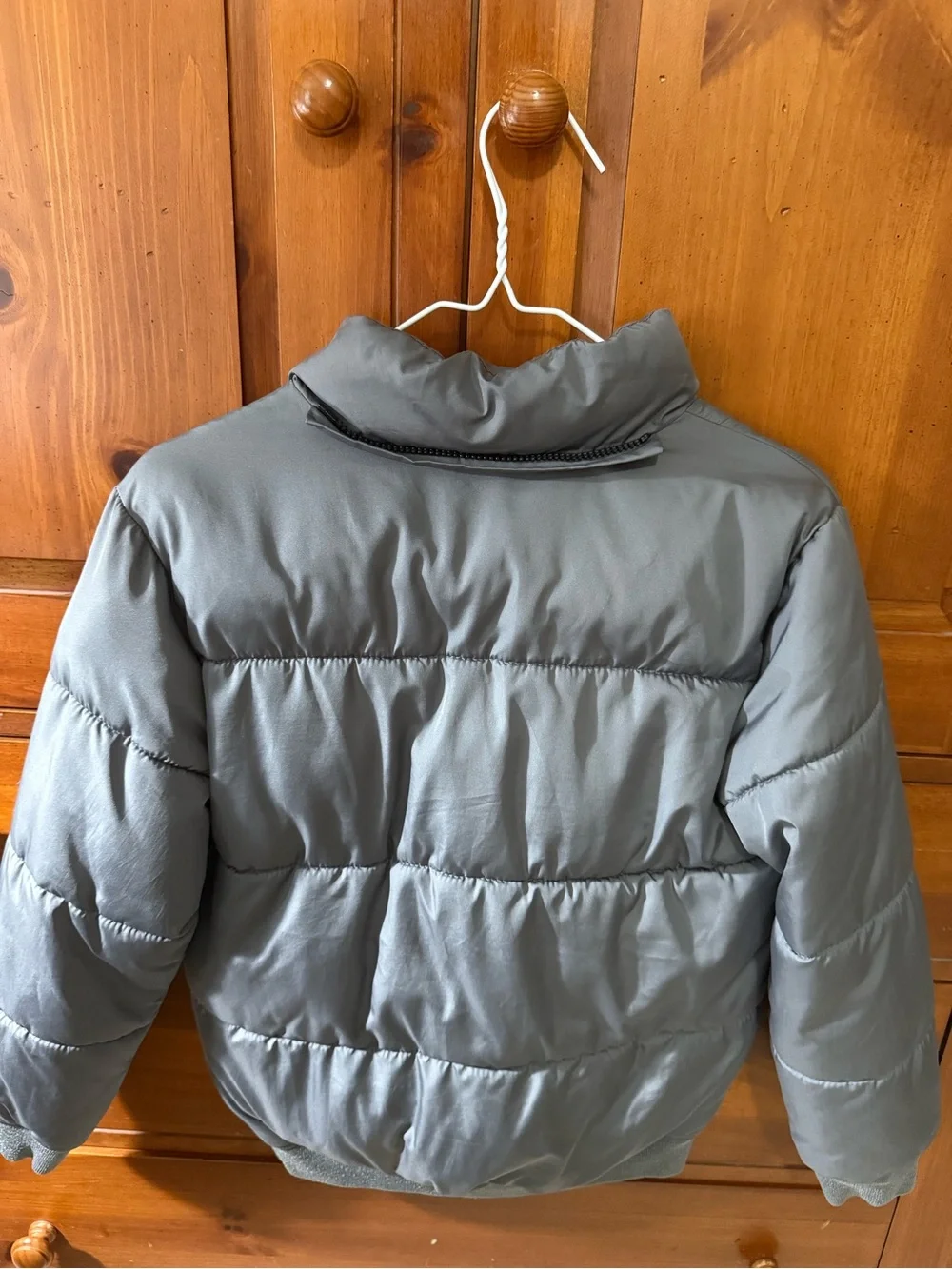Old Navy Boy’s Gray Puffer Jacket